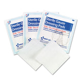 First Aid Only™ SmartCompliance Gauze Pads, Sterile, 12-Ply, 3 x 3, 5 Dual-Pads/Pack (FAOFAE5005) Each