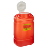 BD™ Sharps Container Red Base 18 H X 7-1/2 W X 10-1/2 D Inch Vertical Entry 5 Gallon (140851_CS) 8/CS