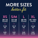 GoodNites® Female Youth Absorbent Underwear Pull On with Tear Away Seams Large Disposable Heavy Absorbency (1184207_CS) 34/CS