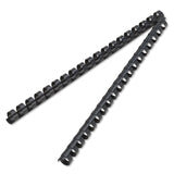 Fellowes® Plastic Comb Bindings, 1/2" Diameter, 90 Sheet Capacity, Navy Blue, 100/Pack (FEL52501) Pack of 100