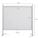 MT Displays Budget Clear Hygiene Barrier 39,37"x39,37" (UHBBN01010X2000) Each