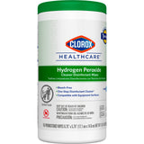 Clorox Healthcare® Surface Disinfectant Cleaner Premoistened Hydrogen Peroxide Based Manual Pull Wipe 155 Count Canister Unscented NonSterile (853530_CT) 1/CT