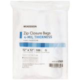 McKesson Reclosable Bag 12 X 12 Inch Polyethylene Clear Zipper Closure (957786_CS) 10/CS