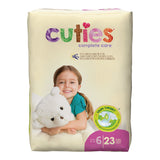 Cuties® Complete Care Unisex Baby Diaper Size 6 Disposable Heavy Absorbency (763396_PK) 23/PK