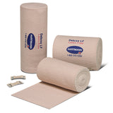 Deluxe® LF® Elastic Bandage 6 Inch X 11 Yard Double Length Clip Detached Closure Tan NonSterile Standard Compression (379890_BX) 6/BX