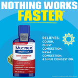 Mucinex® Fast-Max™ Cold and Cough Relief 20 mg - 400 mg - 10 mg / 5 mL Strength Liquid 6 oz. (1044221_EA) 1/EA