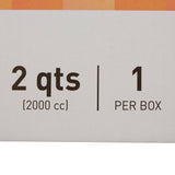 McKesson Sitz Bath Round Gray Plastic 2000 mL Bag Graduated, 500 mL Increments up to 2000 mL (1103376_CS) 6/CS