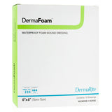 DermaFoam® Foam Dressing 6 X 6 Inch Without Border Waterproof Backing Nonadhesive Square Sterile (584143_BX) 10/BX
