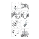 Stifneck® Pedi-Select™ Extrication Cervical Collar Preformed Pediatric Child Size One-Piece / Trachea Opening (1107056_EA) 1/EA