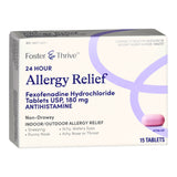 Foster & Thrive™ Allergy Relief 180 mg Strength Tablet 15 per Box (1238969_BX) 15/BX