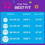 Pull-Ups® Male Toddler Training Pants Size 4T to 5T Disposable Moderate Absorbency (1160322_PK) 17/PK