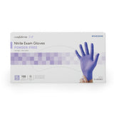 McKesson Confiderm® 3.0 Exam Glove X-Large NonSterile Nitrile Standard Cuff Length Textured Fingertips Blue Not Rated (1107943_BX) 100/BX