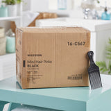 McKesson Mini Hair Pick 5.3 Inch Black Polypropylene (906053_EA) 1/EA