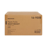 McKesson Fork Heavy Weight White Polypropylene (959242_CS) 1000/CS