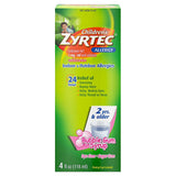 Children's Zyrtec Children's Allergy Relief 1 mg / 1 mL Strength Syrup 4 oz. (1119047_EA) 1/EA