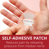 Carpal AID® Patch Hand-Based Carpal Tunnel Support Plastic Left or Right Hand Clear One Size Fits Most (1254009_PK) 100/PK