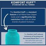 Pillow Paws® 360° Imprint Slipper Socks Unisex Adult 3X-Large / X-Wide All Around Tread Single Patient Use Royal Blue (554158_PR) 1/PR