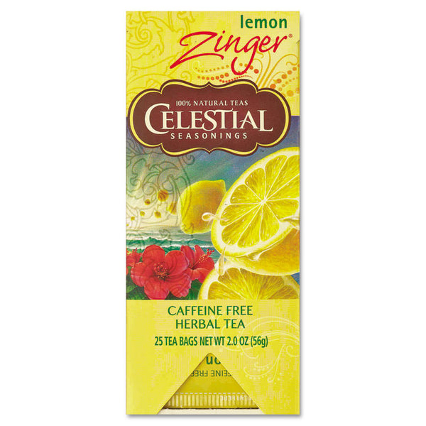 Celestial Seasonings® Tea, Herbal Lemon Zinger, 25/Box (CST031010)