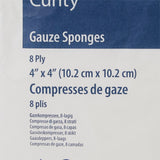 Curity™ Gauze Sponge 4 X 4 Inch 8-Ply NonSterile 200 per Pack (9995_BG) 200/BG