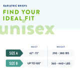 Prevail® Bariatric Unisex Adult Incontinence Brief Bariatric Size B Disposable Heavy Absorbency (707285_BG) 1/BG