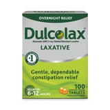 Dulcolax® Laxative Tablet 100 per Box 5 mg Strength Bisacodyl USP (463488_BT) 1/BT