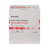 McKesson Oral Swab Dentifrice Foam Tip 1 per Pack (864692_BX) 250/BX
