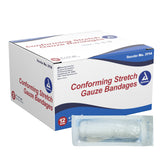 Dynarex® Conforming Bandage 4 Inch X 4-1/10 Yard 1-Ply Sterile 1 per Pouch (884100_EA) 1/EA