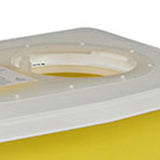 SharpSafety™ Chemotherapy Waste Container Yellow Base 26 H X 12-3/4 D X 18-1/4 W Inch Vertical Entry 18 Gallon (291199_CS) 5/CS