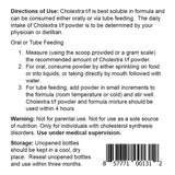Cholextra® t/f Tube Feeding Formula Unflavored Powder 110 Gram Jar (1128287_EA) 1/EA