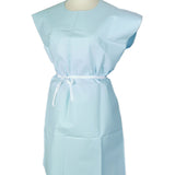 Apex™ Patient Exam Gown Medium / Large Blue Disposable (450002_CS) 50/CS