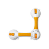 McKesson Rotating Suction-Cup Grab Bar White / Yellow Plastic (1103383_EA) 1/EA