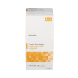 McKesson Elastic Bandage 4 Inch X 5 Yard Single Hook and Loop Closure Tan NonSterile Standard Compression (454620_CS) 50/CS