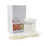 McKesson Perry® Surgical Glove Size 6.5 Sterile Latex Standard Cuff Length Smooth Cream Chemo Tested (1044705_PR) 1/PR