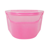 McKesson Denture Cup 8 oz. Pink Hinged Lid Single Patient Use (1177280_CS) 200/CS