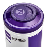 Super Sani-Cloth® Surface Disinfectant Cleaner Premoistened Germicidal Manual Pull Wipe 75 Count Canister Alcohol Scent NonSterile (1207552_CS) 450/CS