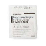 McKesson Perry® Surgical Glove Size 9 Sterile Latex Standard Cuff Length Smooth Cream Chemo Tested (1044710_CS) 200/CS