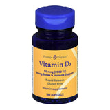 Foster & Thrive™ Vitamin Supplement Vitamin D3 2,000 IU Strength Softgel 100 per Bottle (1244150_BT) 1/BT