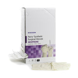 McKesson Perry® Synthetic Surgical Gloves Surgical Glove Size 8 Sterile Polychloroprene Standard Cuff Length Smooth Cream Chemo Tested (1044748_CS) 200/CS