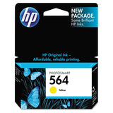 HP HP 564, (CB320WN) Yellow Original Ink Cartridge (HEWCB320WN) Each