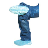 Dukal Shoe Cover One Size Fits Most Shoe High Nonskid Sole Blue NonSterile (1165638_BG) 100/BG