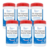 The Pharma-C Company® Antiseptic Skin Wipe Isopropyl Alcohol Towelette Canister (851821_CS) 6/CS