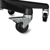 Tech-Med Mobile Instrument Stand Hand Operated Single Post 5-Leg Base Small Tray (640185_EA) 1/EA