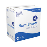 Dynarex Burn Sheet Flat 60 W X 90 L Inch Blue Disposable (1065990_CS) 12/CS