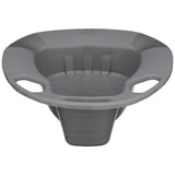 McKesson Stackable Bedpan Graphite 2 Quart / 1893 mL (1028130_CS) 50/CS