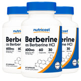 nutricost® Dietary Supplement Berberine 600 mg Strength Capsule 60 Per Bottle (1270245_BT) 1/BT