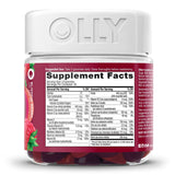 OLLY® Women's Multi Multivitamin Supplement MultiVitamins With Folic Acid Assorted Strengths - 240 mcg Gummy 90 per Bottle Blissful Berry Flavor (1228372_BT) 1/BT