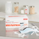 McKesson Surgical Mask with Eye Shield Anti-fog ASTM Level 3 Tie Closure One Size Fits Most (226058_BX) 25/BX