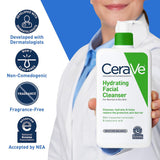 CeraVe® Hydrating Facial Cleanser Lotion 16 oz. Pump Bottle Unscented (1253460_EA) 1/EA