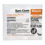Sani-Cloth® Bleach Surface Disinfectant Cleaner Premoistened Germicidal Manual Pull Wipe 40 Count Individual Packet Chlorine Scent NonSterile (868718_PK) 40/PK