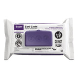 Super Sani-Cloth® Surface Disinfectant Cleaner Premoistened Germicidal Manual Pull Wipe 80 Count Soft Pack Alcohol Scent NonSterile (1186308_PK) 1/PK